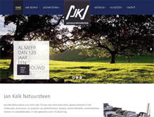 Tablet Screenshot of jankalknatuursteen.nl